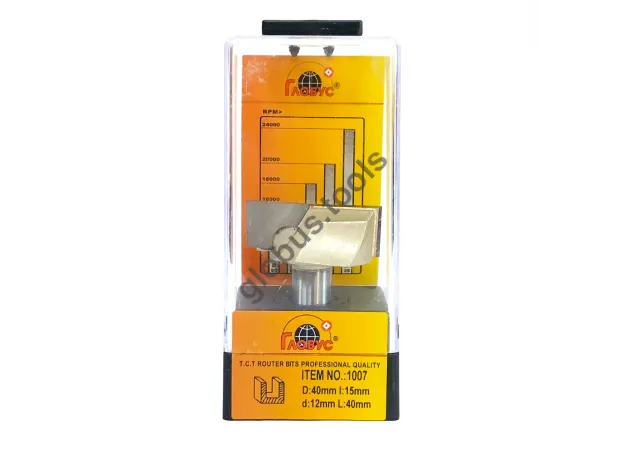 Фото 1 - Фреза пазовая прямая с торцевым ножом (для засверливания), серия 1007