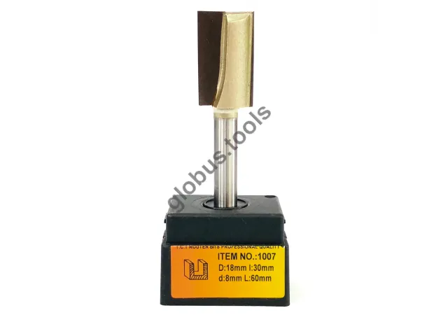 Фото 2 - Фреза пазовая прямая с торцевым ножом (для засверливания), серия 1007