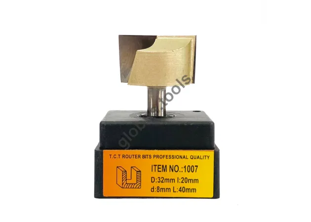 Фото 2 - Фреза пазовая прямая с торцевым ножом (для засверливания), серия 1007