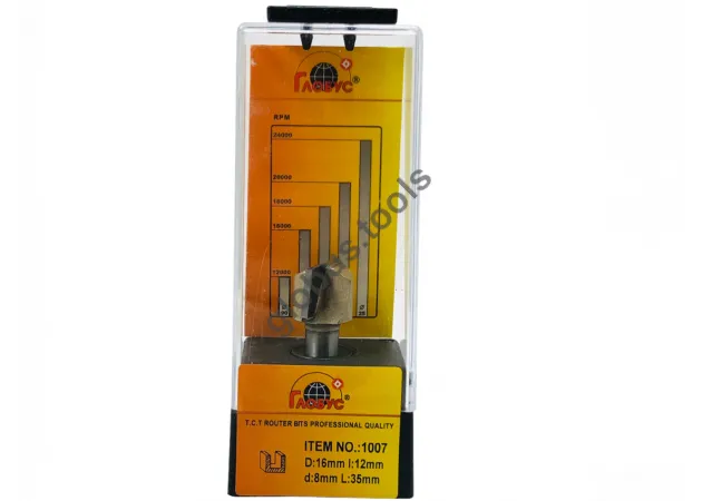 Фото 1 - Фреза пазовая прямая с торцевым ножом (для засверливания), серия 1007