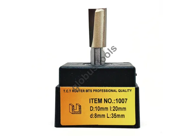 Фото 2 - Фреза пазовая прямая с торцевым ножом (для засверливания), серия 1007