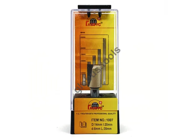 Фото 1 - Фреза пазовая прямая с торцевым ножом (для засверливания), серия 1007