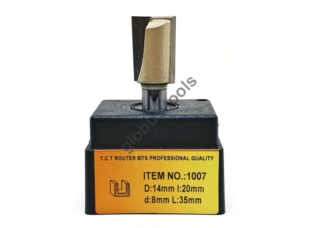 Фото 2 - Фреза пазовая прямая с торцевым ножом (для засверливания), серия 1007