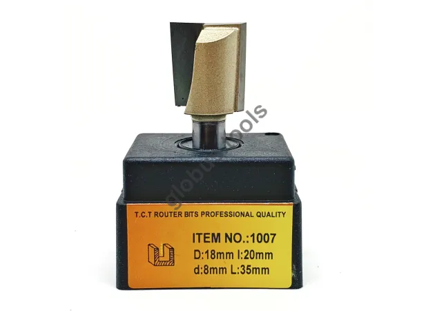 Фото 2 - Фреза пазовая прямая с торцевым ножом (для засверливания), серия 1007