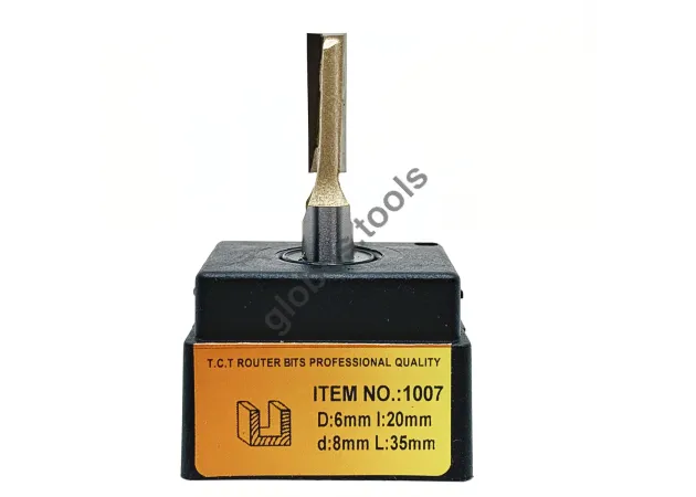 Фото 2 - Фреза пазовая прямая с торцевым ножом (для засверливания), серия 1007