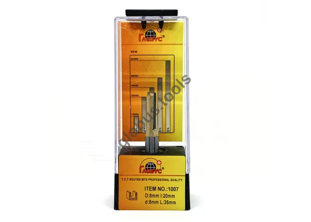 Фото 1 - Фреза пазовая прямая с торцевым ножом (для засверливания), серия 1007