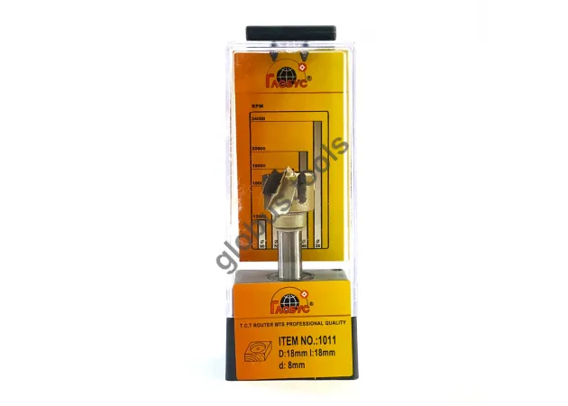 Фото 1 - Фреза для глухих отворів та меблевої петлі (свердло форстнера) Глобус серія 1011