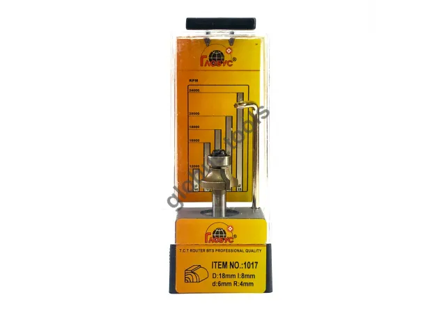 Фото 1 - Фреза кромкова калювальна (зовнішній радіус) Глобус серія 1017