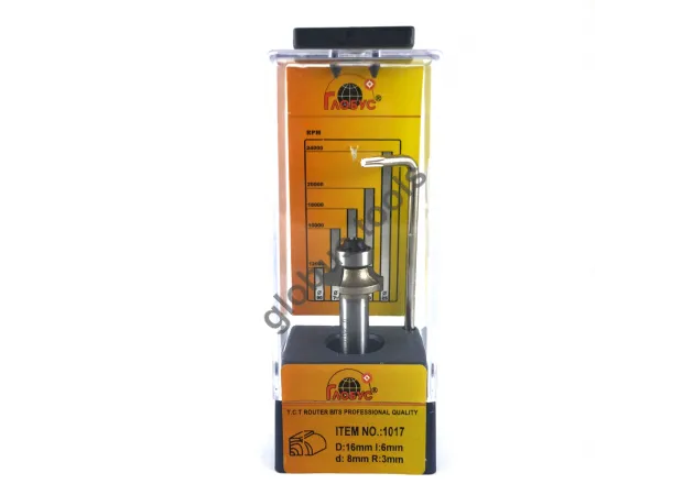 Фото 1 - Фреза кромкова калювальна (зовнішній радіус) Глобус серія 1017