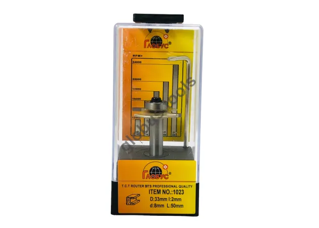 Фото 1 - Фреза кромкова фальцева (четвертна) Глобус серія 1023