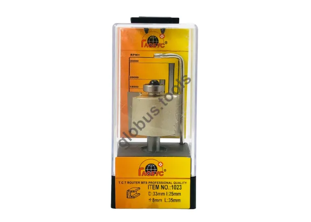 Фото 1 - Фреза кромкова фальцева (четвертна) Глобус серія 1023