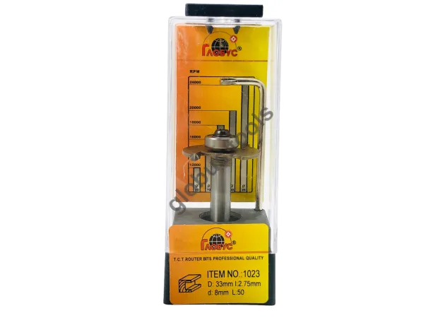 Фото 1 - Фреза кромкова фальцева (четвертна) Глобус серія 1023