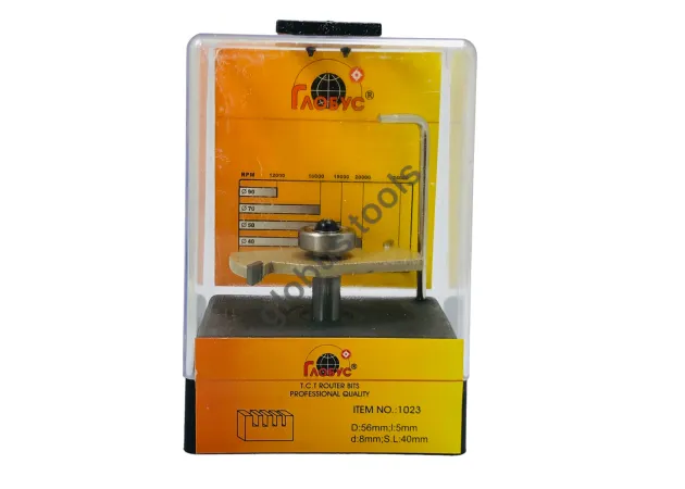 Фото 1 - Фреза кромкова фальцева (четвертна) Глобус серія 1023