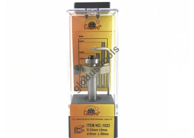 Фото 1 - Фреза кромкова фальцева (четвертна) Глобус серія 1023