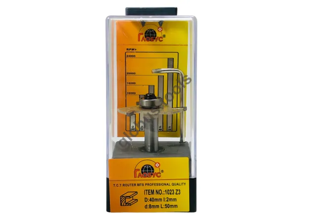 Фото 1 - Фреза кромкова фальцева (четвертна) Глобус серія 1023