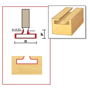Фреза пазовая конструкционная, серия 2511