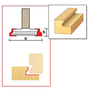 Фреза пазовая конструкционная, серия 2512