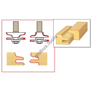 Фреза комбінована рамкова Globus серія 3505SET