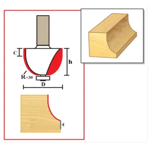 Фреза фигирейная вертикальная, серия 3011