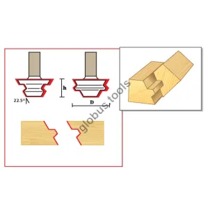 Фреза пазошиповая серия 3510SET