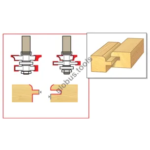 Фреза для виготовлення вагонки Globus серія 3550SET