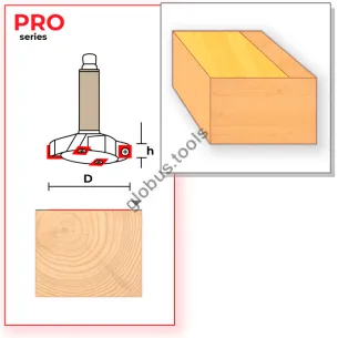 Фреза для вирівнювання поверхні Глобус серія 108 PRO